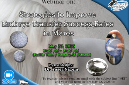 Webinar on: Strategies to Improve Embryo Transfer Success Rates in Mares